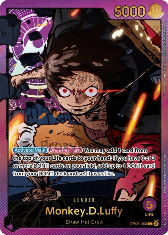EB02 - Luffy - OP05-060 - SP - Leader