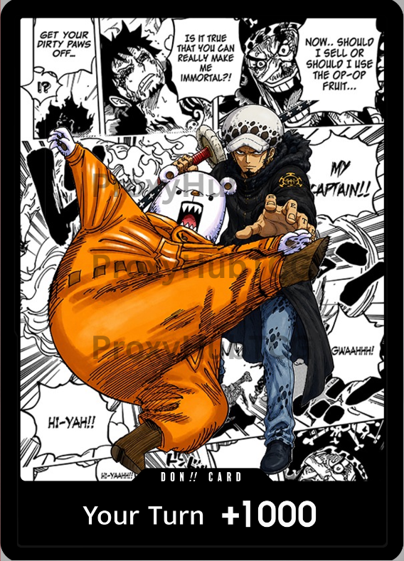 Law and Bepo Manga DON!!