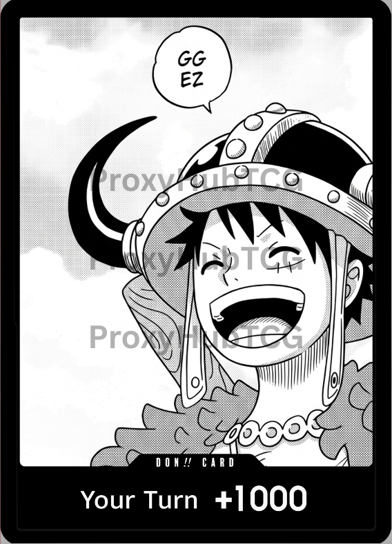 Luffy GG EZ DON!!