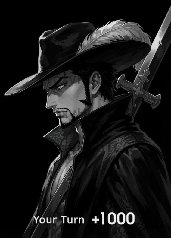 Mihawk Monochromatic DON!!