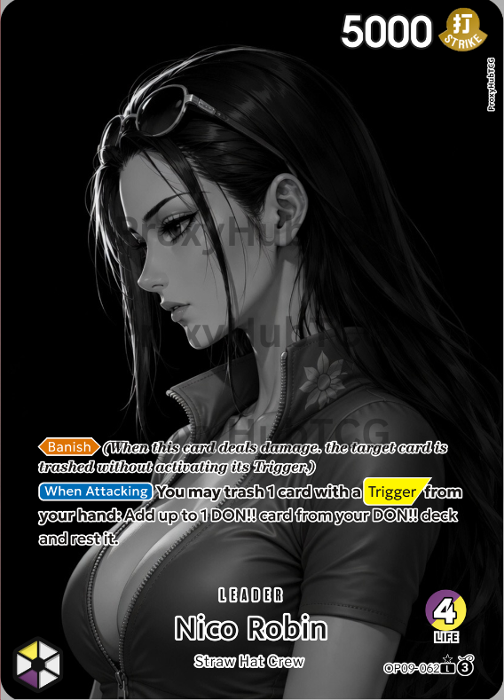 Nico Robin PY Monochromatic Custom Leader