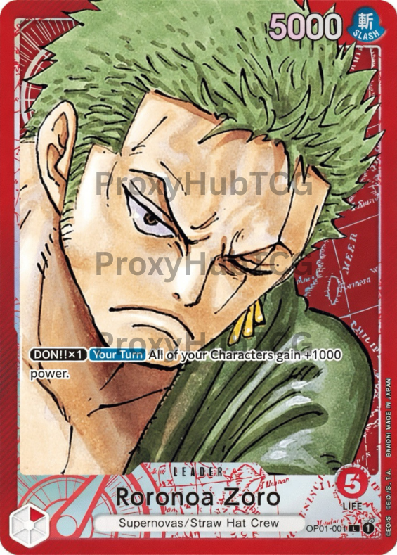 OP01 - Zoro - OP01-001 - Parallel - Leader