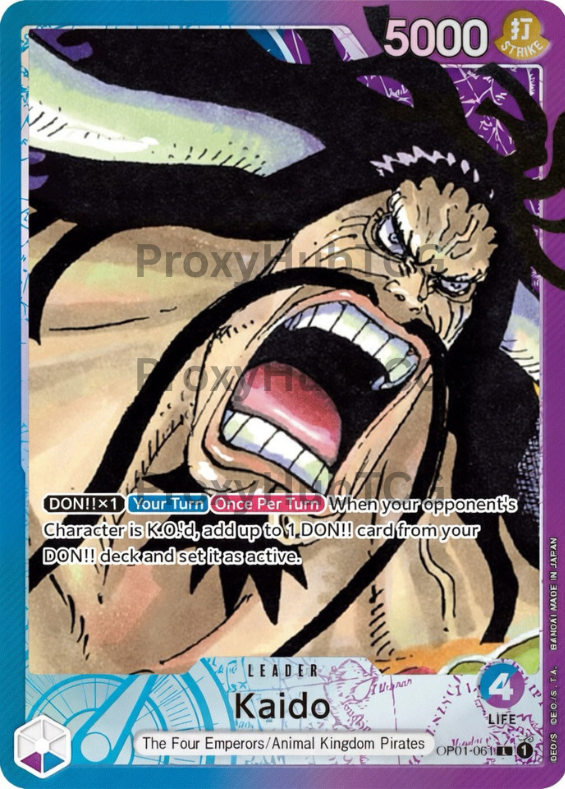 OP01 - Kaido - OP01-061 - Parallel - Leader