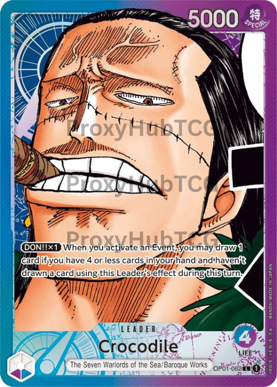 OP01 - Crocodile - OP01-062 - Parallel - Leader