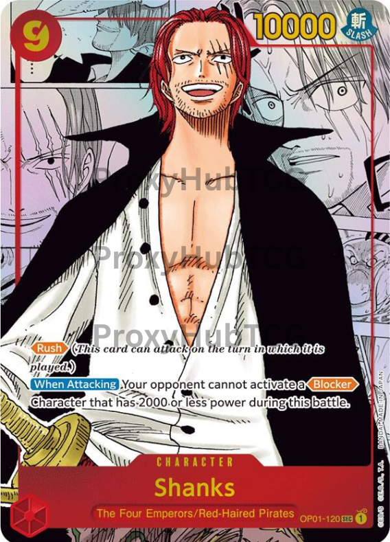 OP01 - Shanks - OP01-120 - Manga