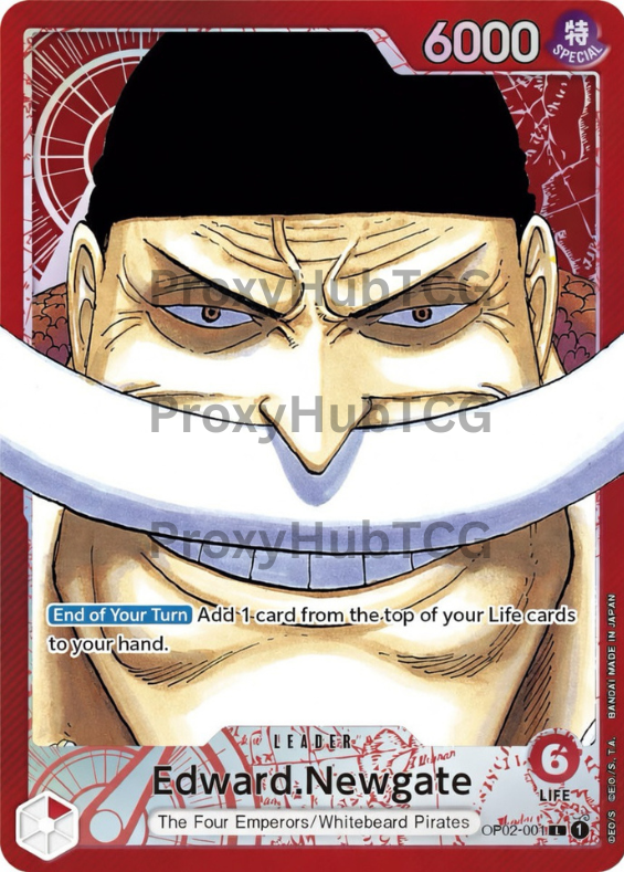 OP02 - Edward Newgate - OP02-001 - AA - Leader