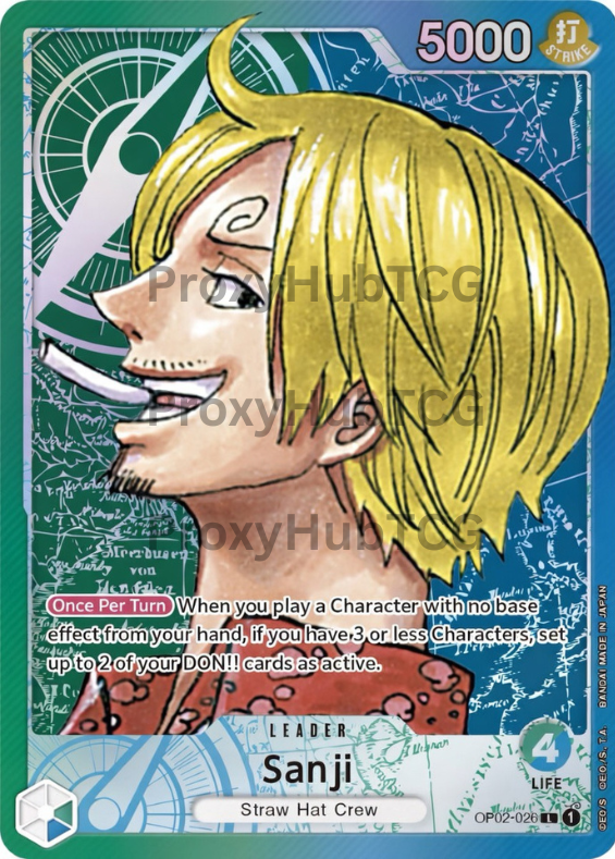 OP02 - Sanji - OP02-026 - AA - Leader