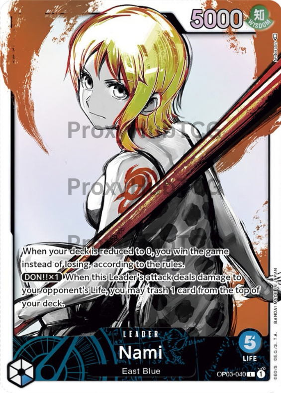 OP03 - Nami - OP03-040 - AA - Leader