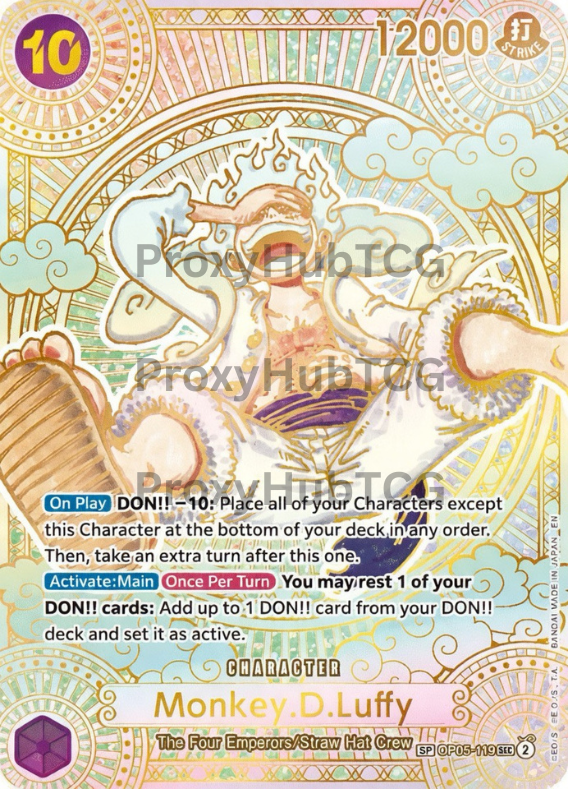 OP05 - Luffy - OP05-119 - Gold Manga