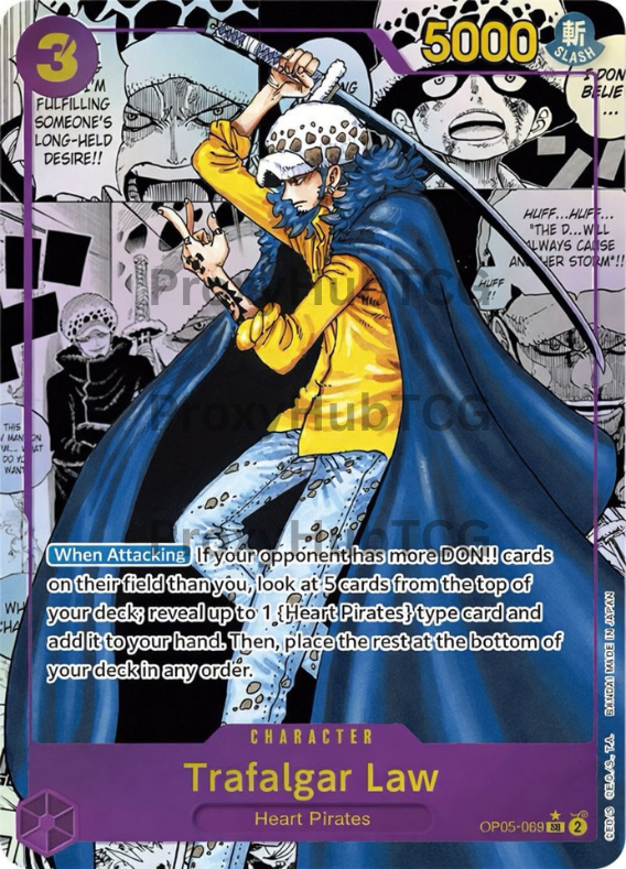 OP05 - Trafalgar Law - OP05-069 - Manga