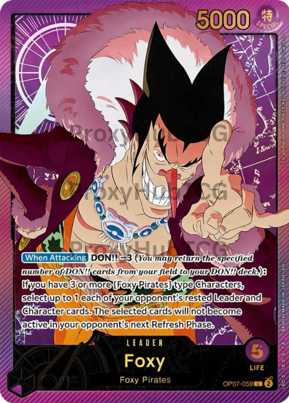 OP07 - Foxy - OP07-059 - SP - Leader