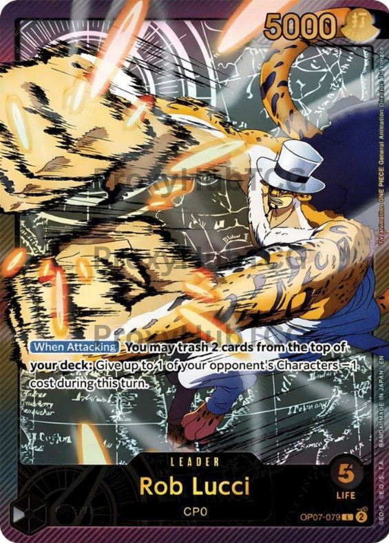 OP07 - Lucci - OP07-079 - SP - Leader