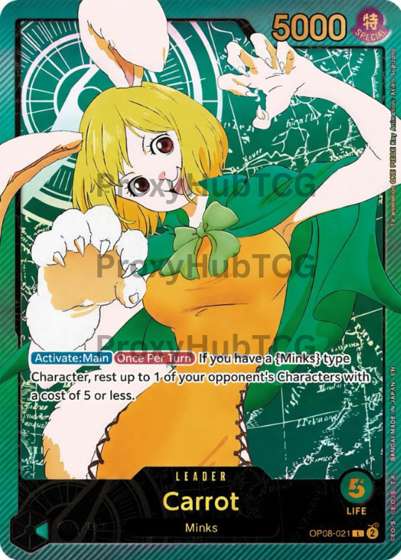 OP08 - Carrot - OP08-021 - SP - Leader