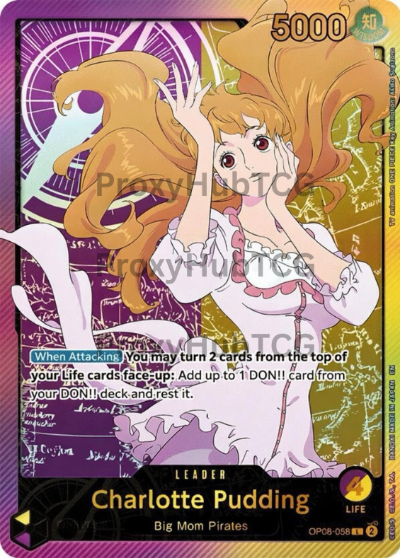 OP08 - Pudding - OP08-058 - SP - Leader
