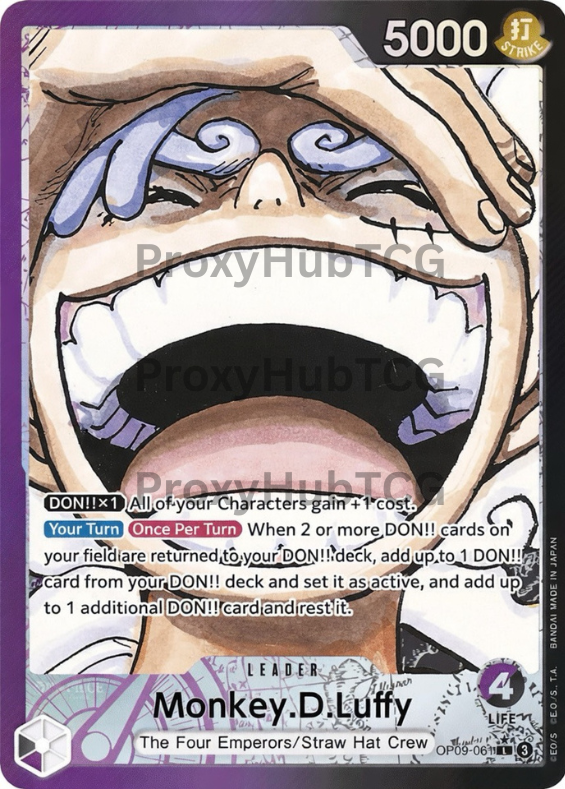 OP09 - Luffy - OP09-061 - Parallel - Leader
