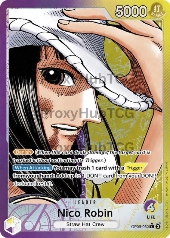 OP09 - Nico Robin - OP09-062 - Parallel - Leader