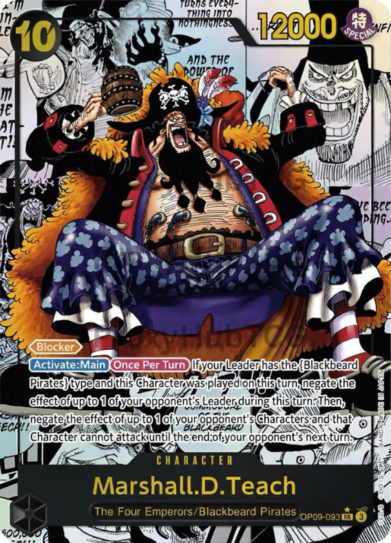 OP09 - Teach - OP09-093 - Manga