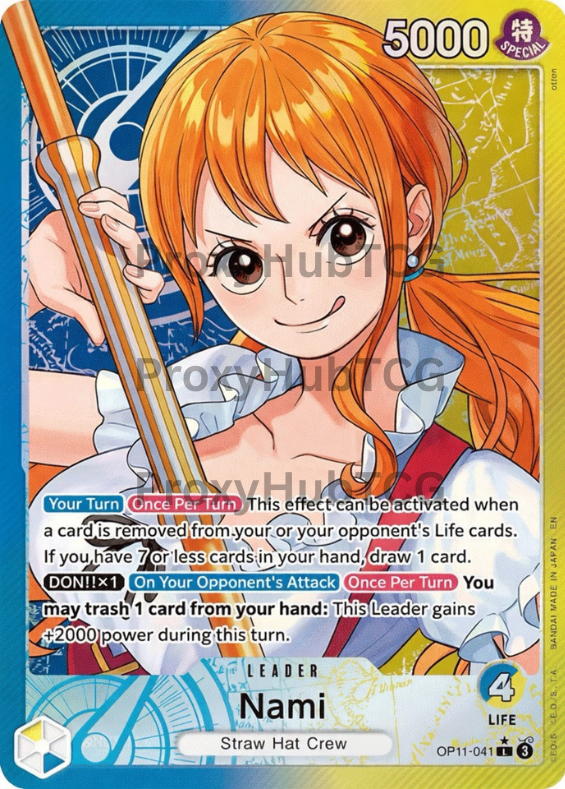 OP11 - Nami - OP11-041 - AA - Leader