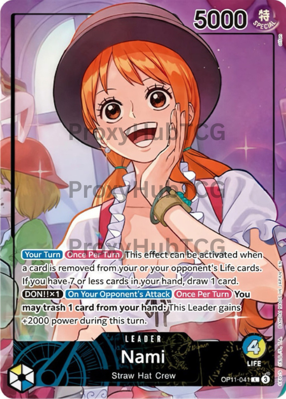 OP11 - Nami - OP11-041 - Promo - Leader