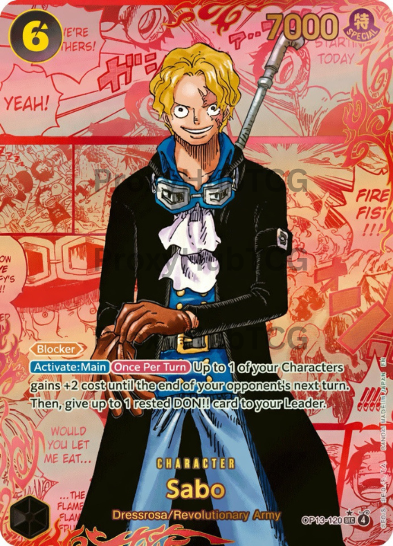 OP13 - Sabo - OP13-120 - Red Manga