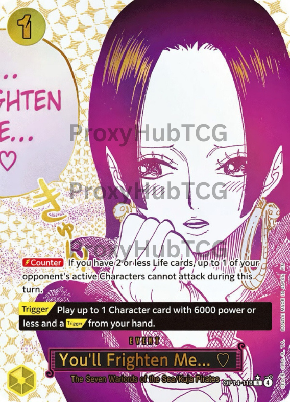 OP14 - You'll Frighten Me... - OP14-118 - AA
