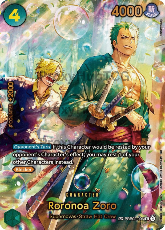 OP14 - Zoro - PRB02-006 - Bubble SP