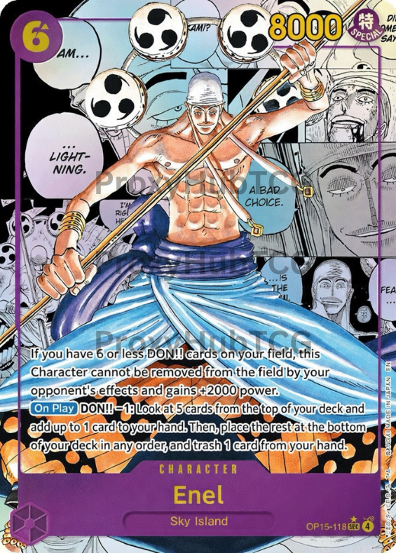 OP15 - Enel - OP15-118 - Manga