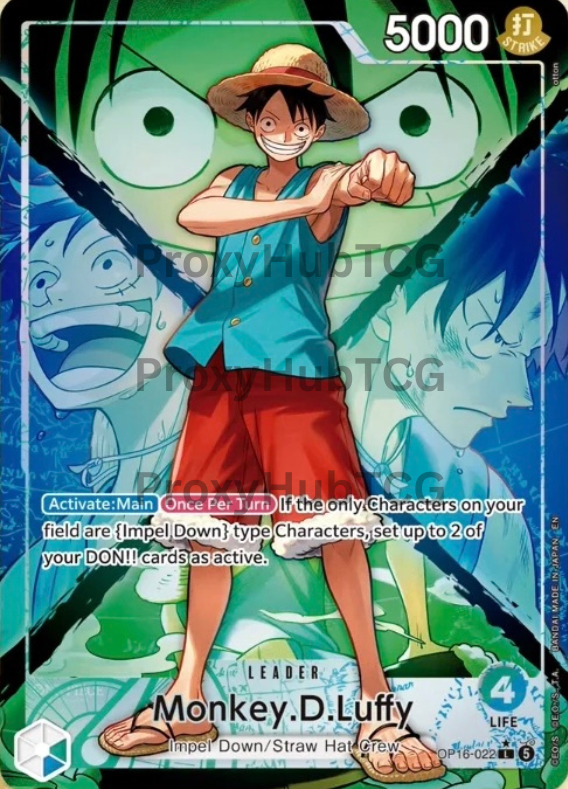 OP16 - Luffy - OP16-022 - AA - Leader