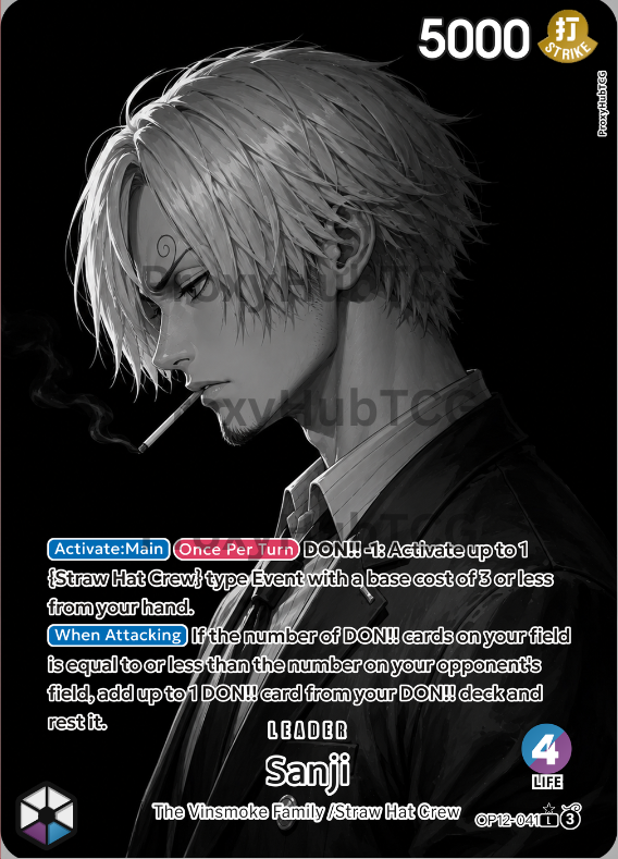 Sanji BP Monochromatic Custom Leader